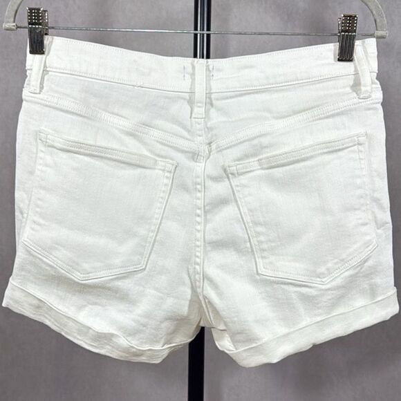 J. Crew White Stretch Denim Short, Size 27 - Picture 2 of 3